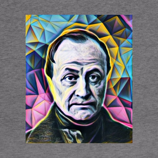 Auguste Comte Portrait | Auguste Comte Artwork 10 by JustLit